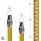 Flextron Gas Line Hose 1/2'' O.D.x18'' Len 3/8" MIP Fittings Yellow Coated Stainless Steel Flexible Connector FTGC-YC38-18G - alternate 2